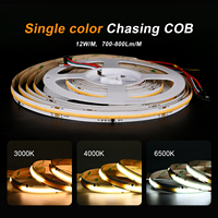 Bande LED COB adressable COXO 12V 24V, programmable, effet de course d'eau, pour décoration dynamique