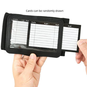 Blu pratico e traspirante poliestere Rugby Football polsino in cotone resistente fascia da braccio Playbook per giocatori di Football - Product Image 2