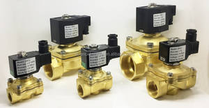 2 posisi 2 cara 230v Ac kuningan 3/4 inci katup Solenoid air terbuka secara normal - Product Image 6