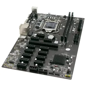 Motherboard B250 Server H81 DDR4 LGA 1151 H61 G31 G41motherboard Komputer Server SATA3.0 Mendukung VGA 12 SLOT GPU