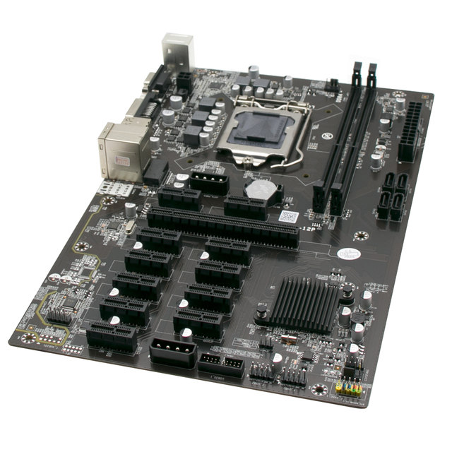 B250 Server H81 Motherboard DDR4 LGA 1151 H61 G31 G41Computer Motherboards Server SATA3.0 Support VGA 12 SLOT GPU