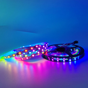 Tira de <span class=keywords><strong>LED</strong></span> <span class=keywords><strong>WS2815</strong></span> de 12 V CC, 6 mm de Ancho, Cortable, Forma de S, Tira de <span class=keywords><strong>LED</strong></span> RGB de Color Mágico en Zigzag - Product Image 4