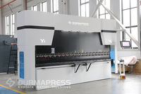 Presse plieuse hydraulique entièrement automatique DP-ES-GENIUS DA69S à commande servo pour le façonnage des extrémités de l'aluminium et de l'acier au carbone