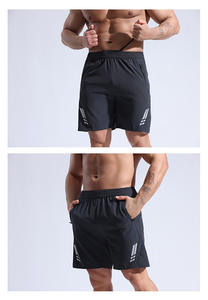 Pantalones Cortos Deportivos para Hombre, de Secado Rápido, Transpirables, Casuales, para Correr, Personalizados, de Lona, Poliéster Premium, Cintura Elástica - Product Image 4