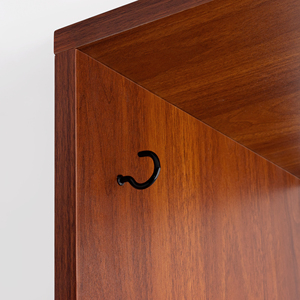 Màu đen trắng nhựa cup Mắt Trần Hooks Wall Mount sắt vít-<span class=keywords><strong>in</strong></span> treo móc lưu trữ cho tủ quần áo tủ quần áo - Product Image 6