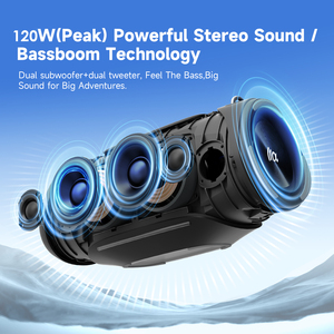 Venta Directa de Fábrica, Bajo MOQ, 4 Piezas/Caja, Altavoz Bluetooth para Fiestas Super Bass Boomblast Pro 80-120W, Altavoz Impermeable para Exteriores - Product Image 2