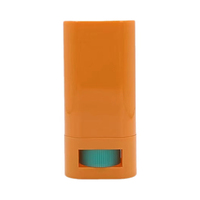 Stick déodorant vide en plastique de 15 ml et 20 ml avec remplissage par le bas, emballage cosmétique pour rouge à lèvres et crème, conteneur à capuchon à vis, personnalisable avec logo