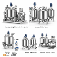 Cuve de laboratoire à agitation en acier inoxydable à double enveloppe, avec agitateur et moteur AC, contrôle automatique vertical pour revêtement