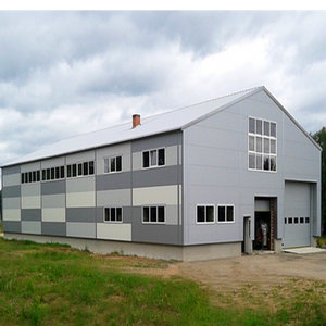 Construction <span class=keywords><strong>d</strong></span>'entrepôts préfabriqués en structure métallique avec panneaux sandwich, conception modulaire préfabriquée moderne, garantie de plus de 5 ans - Product Image 1