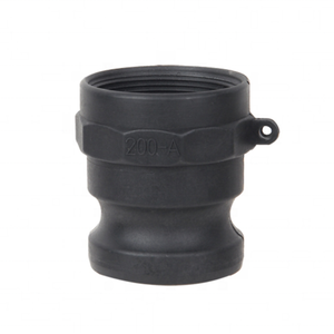 Acoplamiento de polipropileno tipo Camlock con ranura, tipos A, B, C, D, E, F, DC, DP, 1/2'', 3/4'', 1'', 2'', 3'', 4'' - Product Image 1