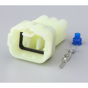 Conectores Automotrices de 6 Pines, Conector de Plástico Amarillo Macho y Hembra para Vehículos Toyota, Estándar Mo 161 - Product Image 1