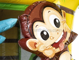 Orient Inflatables Sân Sau Nhỏ Thương Mại Khỉ Jungle <span class=keywords><strong>Inflatable</strong></span> Jumper Với <span class=keywords><strong>Slide</strong></span> - Product Image 6