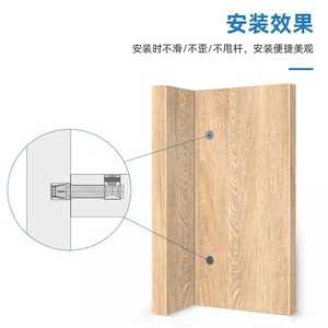 Iron Cabinet <b>Wardrobe</b> Fastening Connection Screw Plate-Type Furniture Combination <b>Hardware</b> Accessories Four-in-One Connector GQK - Product Image 3