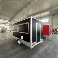 Carrito de Comida Personalizado sobre Ruedas, Estándar Canadiense, Remolque de Comida Rápida para Hamburguesas y Papas Fritas, Totalmente Equipado