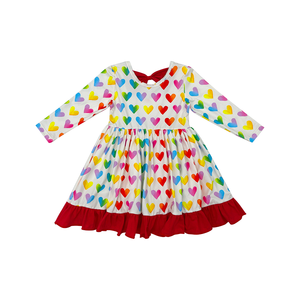 Qingli OEM oder ODM Baby Mädchen Kleid 1 Jahr Geburtstags torte Kleid Kurzarm Boutiquen Kinder kleidung - Product Image 4