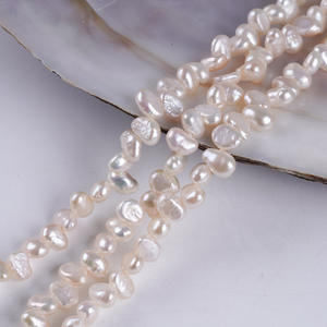 5-6mm Natural Freshwater Pearl <b>Bead</b> Two Sided with Head Hole DIY Semi Finished Manufacturer <b>Direct</b> Wholesale Loose Pearls - Product Image 3