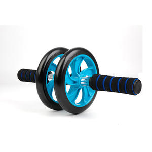 Conozca el Ab Wheel, un equipo de fitness para el hogar para entrenar abdominales, rueda para abdominales, rueda doble para abdominales. - Product Image 3
