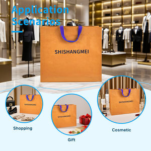 紙袋手作りカスタムブランド靴包装用ショッピング用 - Product Image 3