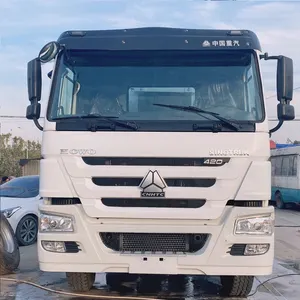China Sinotruck Howo SITRAK Caminhão trator de mão esquerda com rodas 6x4 Novo e usado Cabeça trator para venda em África