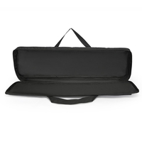 Fully waterproof electronic piano case - 61 keys, 6mm thick, black, portable, dual-shoulder instrument