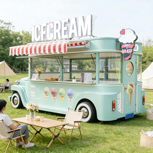 Food truck de rue : Snacks et boissons créatifs, restaurant mobile compact, repas chauds à emporter - Product Image 1