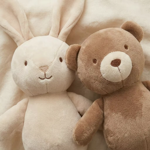 Manta <span class=keywords><strong>de</strong></span> Seguridad Personalizada para Bebés con Juguete Suave para Recién Nacidos y Niños Pequeños, Regalo Reconfortante para un Sueño Seguro y Tranquilo - Product Image 3