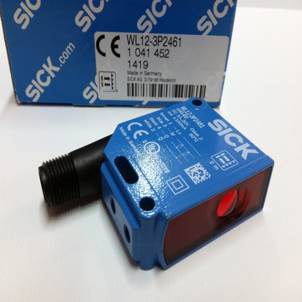 Plc Wl12-3p2461 Photoelectric Retro-reflective Sensor Sn:2m Pnp Light/dark for Warranty Product