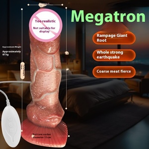 Jiu ai người lớn quan hệ tình dục của phụ nữ Dương vật giả Điện Mô phỏng dương vật Sucker thịt mềm đồ chơi thủ dâm 0.873kg mô hình JY-1 không thấm nước không - Product Image 6