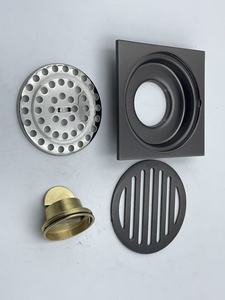 Drain de sol moderne en acier inoxydable poli de 4 pouces, anti-corrosion, désodorisant, pour hôtels, directement de l'usine - Product Image 4