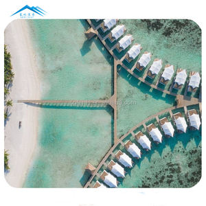 Maison préfabriquée moderne sur l'eau aux Maldives, maison préfabriquée pour chambre d'hôtel de <span class=keywords><strong>luxe</strong></span> - Product Image 4