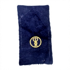 Écusson d'uniforme brodé main sur mesure de haute qualité avec fil de bullion, badge de blazer en ornement doré, emblème brodé en velours avec épingle de sûreté - Product Image 3