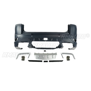 Car Front Bumper Lip Car Rear Bumper Lip <b>Splitter</b> Chin Body Kit For Range Rover Sport LUMMA Design 2014-2017 Car Accessories - Product Image 3