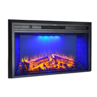 Dreamflame 33W Cheminée électrique Insert Intérieur Décoratif Chauffage à effet de flamme à LED pour usage domestique et hôtelier