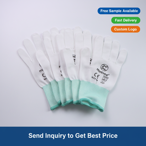 Guantes de Trabajo de Punto de Poliéster Transpirable de Calibre 13 con Logotipo Personalizado, Forro para Protección de Seguridad en Trabajos Industriales y de Jardinería - Product Image 4