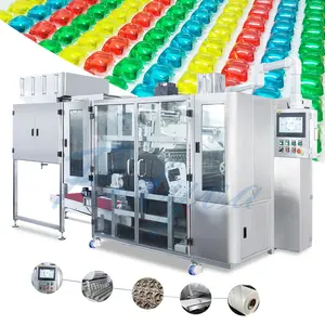 Máquina de llenado de detergente líquido desarrollada independientemente de alta velocidad Polyva Máquina de envasado de polvo Máquina de envasado de cápsulas de lavandería