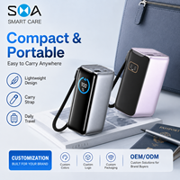 Cadeau avec logo personnalisé, Powerbanks 10000mah, chargeur portable pour tous les téléphones, iPad, PC