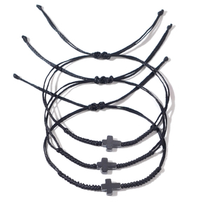 Resoul Multi-Color Adjustable Cross Charm Woven String <strong>Bracelets</strong> <strong>for</strong> Women Minimalist Braided Rope Wristbands <strong>for</strong> Daily Gift - Product Image 4
