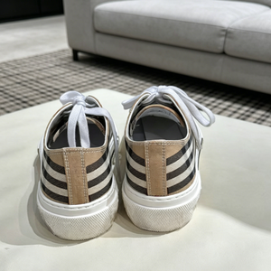 Dropshipping Baskets plateforme en toile de luxe, style créateur à carreaux, bout rond, à lacets, semelle en caoutchouc blanc, style marche, vente en gros - Product Image 2