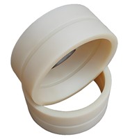Poulie en nylon plastique haute résistance personnalisée, usinée CNC, à rainure, à vitesse variable, à faible friction