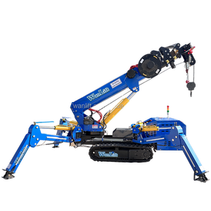 Barato telescópico Spider Boom Lift escalera rueda araña grúa sobre orugas - Product Image 3
