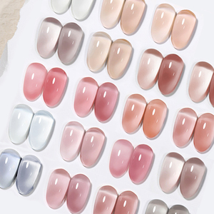 निः शुल्क नमूने जेली नग्न 18 रंग जेल पॉलिश निजी लेबल को यूवी जेल नाखून पॉलिश - Product Image 6