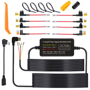 Cable reductor de voltaje para coche, cable reductor de voltaje para cámara de salpicadero, cable de 3 núcleos para time-lapse, cargador de coche de 12V/24V a 5V, venta al por mayor de fábrica L182 - Product Image 1