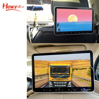 Voiture MP5 Lecteur Tactile Bouton 1366*768 LED Écran 10 pouces Moniteur D'appui-Tête De Voiture