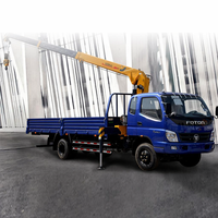 Nouvelle grue télescopique montée sur camion de 4 tonnes de marque chinoise de premier plan à vendre