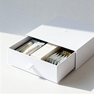 Luxury Eco-Friendly Pull Drawer <b>Box</b> High-End Jewelry Presentation Custom Rigid <b>Gift</b> <b>Box</b> Recycled Materials Bracelets Earrings - Product Image 2