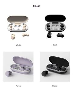 Tapones para los Oídos con Cancelación de Ruido, de Presión y Adhesión, Material ABS+Silicona, Interfaz Curva en L para Presión Ajustable en el Oído - Product Image 2
