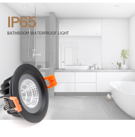 Downlights LED étanches 5W 7W 9W 12W 15W Spot rond anti-buée Toilettes Sauna Salle de bains IP65 COB Encastré LED Downlight