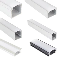 Profilé d'extrusion LED en PVC écologique pour rail de guidage de support de projecteur de supermarché