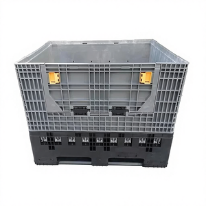 Большая складная пластиковая коробка 1200*1000*980 мм для промышленной логистики и хранения, сверхпрочная, штабелируемая - Product Image 4