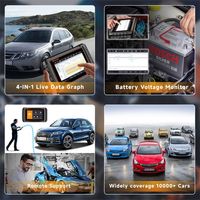 Harga grosir alat diagnostik pemindai otomotif kualitas tinggi FOXWELL NT809BT alat diagnostik mobil dengan Outlet pabrik